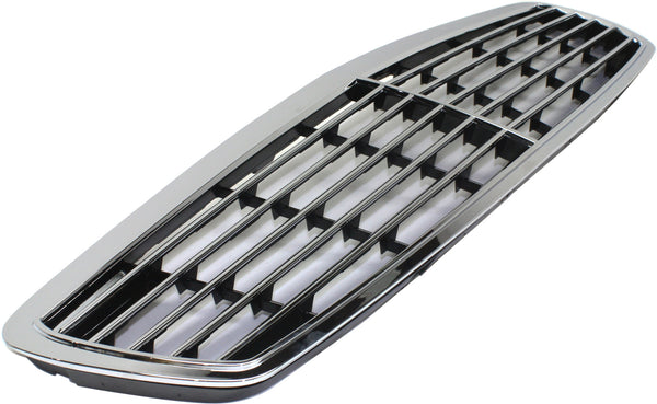 2000-2003 Mercedes E-class Grille, Chrome Shell/Black.