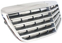 2007-2009 Mercedes E-class Grille, Chr Shl/gry Insert.