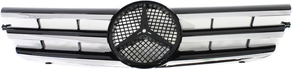 2002-2003 Mercedes C-Class Grille, Painted-Black.