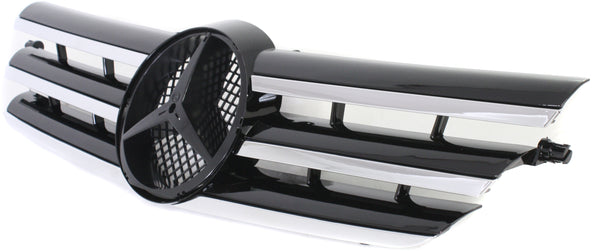 2002-2003 Mercedes C-Class Grille, Painted-Black.
