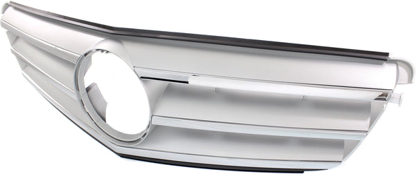 2008-2014 Mercedes C-Class Grille, Painted-Silver.