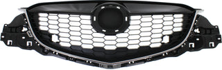 2013-2014 Mazda Cx-5 Grille, Black, With Chrome Molding.