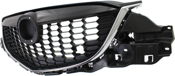 2013-2014 Mazda Cx-5 Grille, Black, With Chrome Molding.