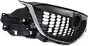 2013-2014 Mazda Cx-5 Grille, Black, With Chrome Molding.