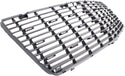 1995-1999 Mercedes S-class Grille, With Out Shell.