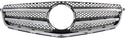 2008-2011 Mercedes C-Class Grille, Chrome Shell/Black.