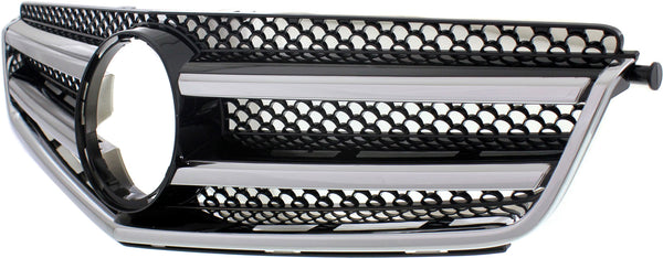 2008-2011 Mercedes C-Class Grille, Chrome Shell/Black.