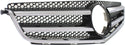 2008-2011 Mercedes C-Class Grille, Chrome Shell/Black.