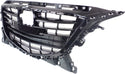 2014-2015 Mazda 3 Grille, Black, Shell And Insert.