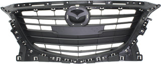 2014-2015 Mazda 3 Grille, Textured Black, Plastic.