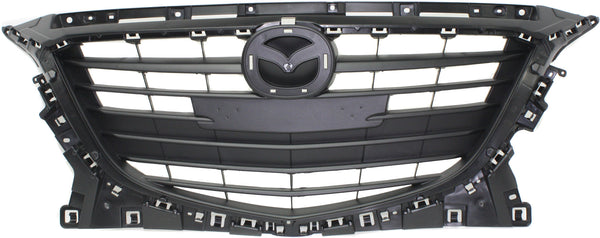 2014-2015 Mazda 3 Grille, Textured Black, Plastic.