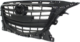 2014-2015 Mazda 3 Grille, Textured Black, Plastic.