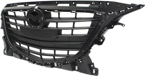 2014-2015 Mazda 3 Grille, Textured Black, Plastic.