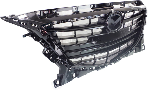 2014-2015 Mazda 3 Grille, Black.