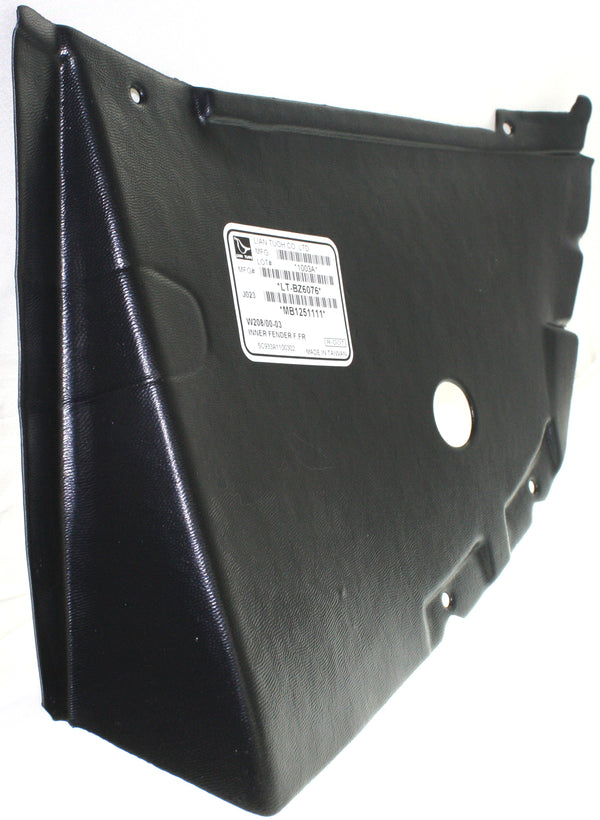 2000-2003 Mercedes-Benz CLK320 Front Fender Liner RH.