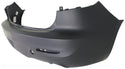 2010-2013  Mazda 3 Rear Bumper Cover, 2.5L Eng., Primed, Sedan.
