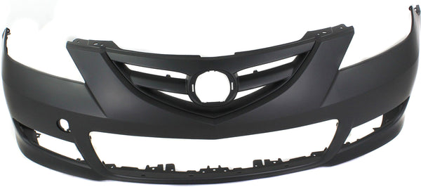 2007-2009 Mazda 3 Front Bumper Cover, Primed, Sport Type, Sedan.