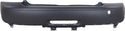 2011-2015 MINI Cooper Rear Bumper Cover, Primed, W/ Chrome Package.