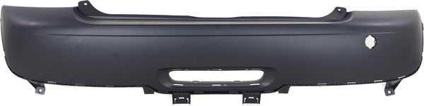 2011-2015 MINI Cooper Rear Bumper Cover, Primed, W/ Chrome Package.