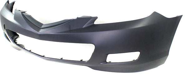 2007-2009  Mazda 3 Front Bumper Cover, Primed, Non-Turbo, Hatchback.