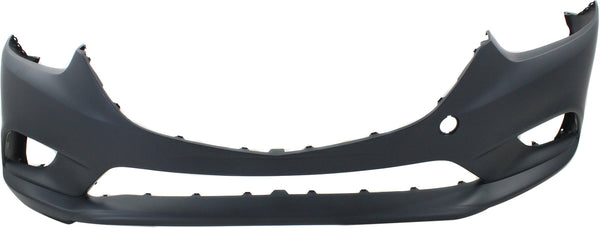 2014-2017 Mazda 6 Front Bumper Cover, Primed, W/O Led Light Holes.