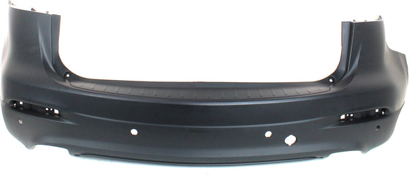 2013-2015 Mazda CX-9 Rear Bumper Cover, Primed, With Sensor Holes - Capa.