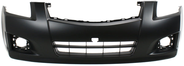 2007-2012 Nissan Sentra Front Bumper Cover, Primed, w/Fog Lamp Hole, SR/SE-R.
