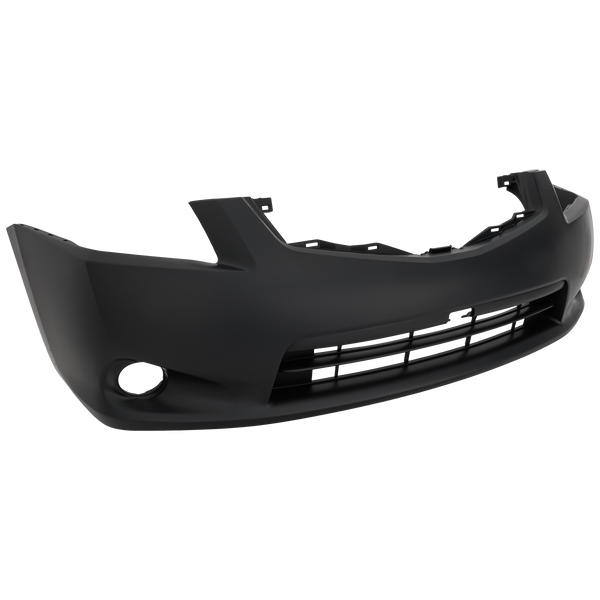 2010-2012 Nissan Sentra Front Bumper Cover, Primed, w/ Fog Lamp Hole, SL.