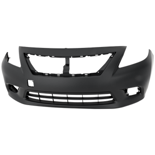 2012-2014  Nissan Versa Front Bumper Cover, Primed, Sedan - Capa.