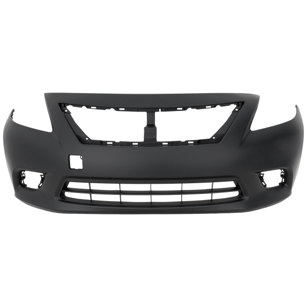 2012-2014 Nissan Versa Front Bumper Cover, Primed, Sedan.