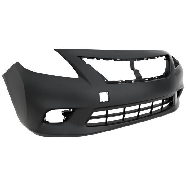 2012-2014 Nissan Versa Front Bumper Cover, Primed, Sedan.