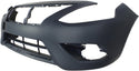 2015 Nissan Versa Front Bumper Cover, Primed, w/Chrome Insert, Sedan.