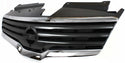 2007-2009 Nissan Altima Grille, Chrome Shell/Dark Gray.
