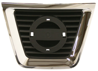 2008-2010 Nissan Rogue Grille, Center, Chrome Shell/Black Insert.