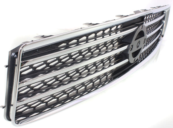 2009-2011 Nissan Maxima Grille, Chrome Shell/Dark Gray.