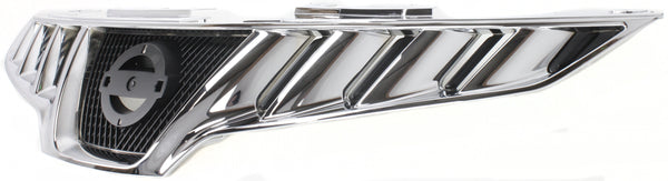 2009-2010 Nissan Murano Grille Assembly, Chrome Shell/Black Insert.