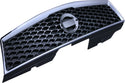 2009-2012 Nissan Sentra Grille, Chrome Shell/Dark Gray.
