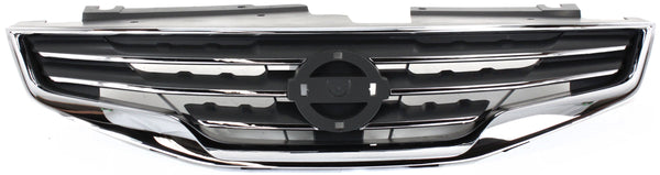 2010-2012 Nissan Altima Grille, Chrome/Dark Gray,Sedan.