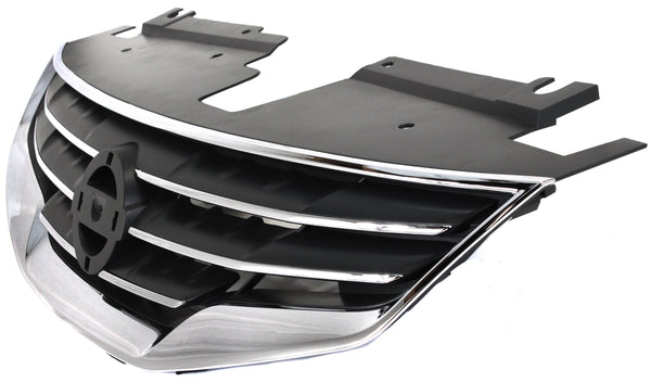 2010-2012 Nissan Altima Grille, Chrome/Dark Gray,Sedan.