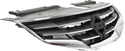 2010-2012 Nissan Altima Grille, Chrome/Dark Gray,Sedan.