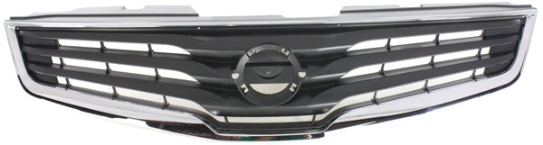 2010-2012 Nissan Sentra Grille, Chrome Shell/Dark Gray.