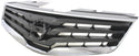 2010-2012 Nissan Sentra Grille, Chrome Shell/Dark Gray.