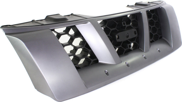 2005-2008 Nissan Xterra Grille, Gray Shell/Dark Gray.