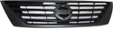 2012-2014 Nissan Versa Grille, Dark Gray Shell/ Dark Gray.