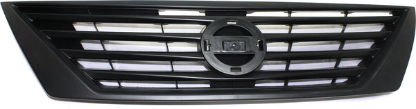 2012-2014 Nissan Versa Grille, Dark Gray Shell/ Dark Gray.