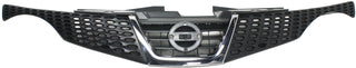 2011-2013 Nissan Juke Grille, Black, w/ Chrome Molding.