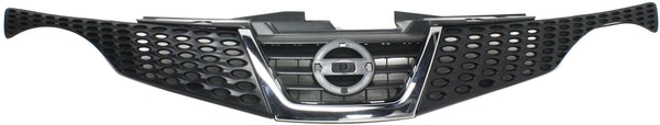 2011-2013 Nissan Juke Grille, Black, w/ Chrome Molding.