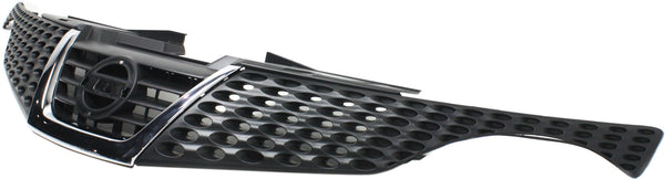2011-2013 Nissan Juke Grille, Black, w/ Chrome Molding.