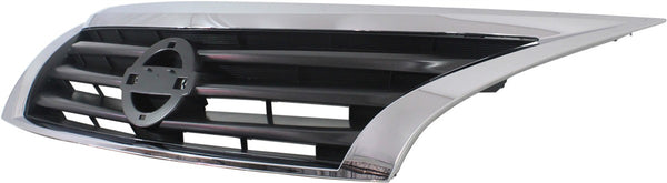2013-2015 Nissan Altima Grille, Chrome Shell/Black.