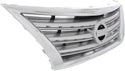 2013-2015 Nissan Sentra Grille, Chrome Shell/Silver.
